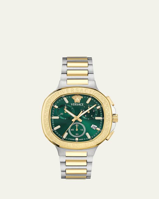 V-Chrono Square 40mm Two Tone Bracelet Watch